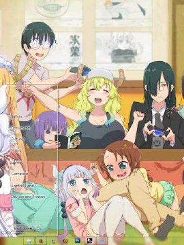 小林家的女仆龙 win7电脑主题下载