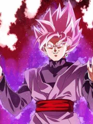 【win10】龙珠 黑孙悟空·超级赛亚人粉色