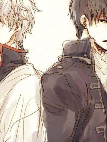 《银魂》银时与土方萌化安卓主题