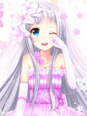 《未闻花名》面码花嫁手机主题