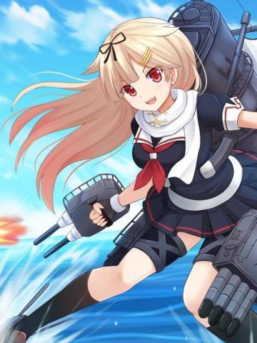 《舰队Collection》夕立二改萌化手机主题