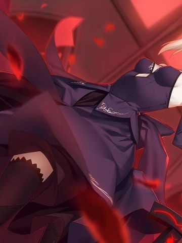 黑saber萌化手机主题