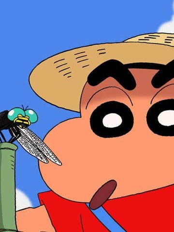 蜡笔小新吃饭萌化手机主题