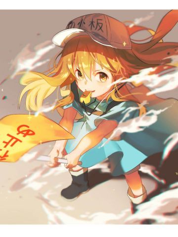 《工作细胞》血小板手机主题