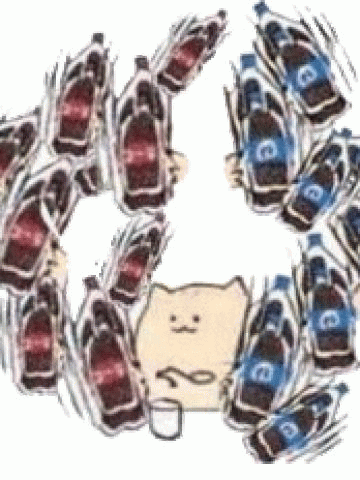 摇可乐的猫咪表情包