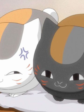 黑猫与白猫 夏目友人帐猫咪老师手机主题