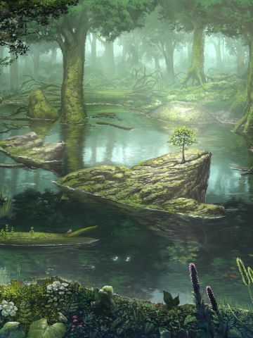 梦幻森林 电脑动漫壁纸