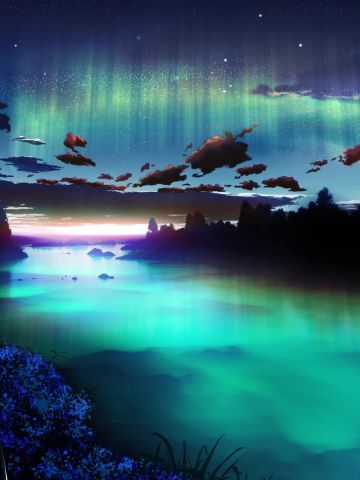 极光 电脑动漫壁纸