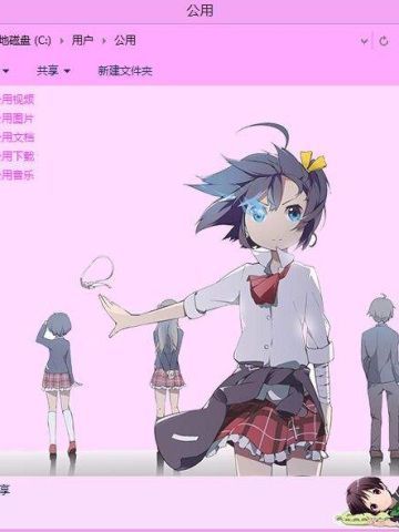 小鸟游六花 win8主题 中二病也要谈恋爱