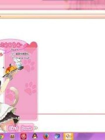 猫耳少女 win7主题