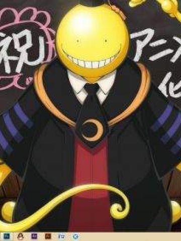 暗杀教室 win7主题 神秘杀老师