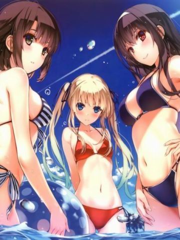 泳装桌面壁纸 变着花样挑逗你！