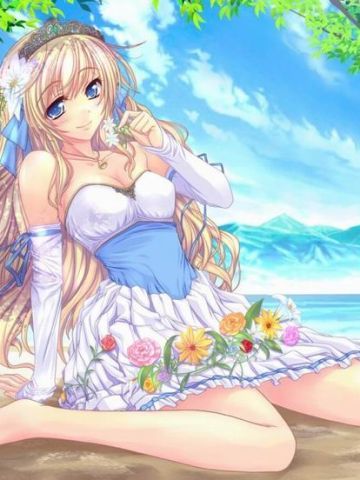 青春年华 桌面壁纸 花一样的少女