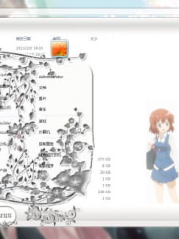 大宫忍 win7主题 黄金拼图