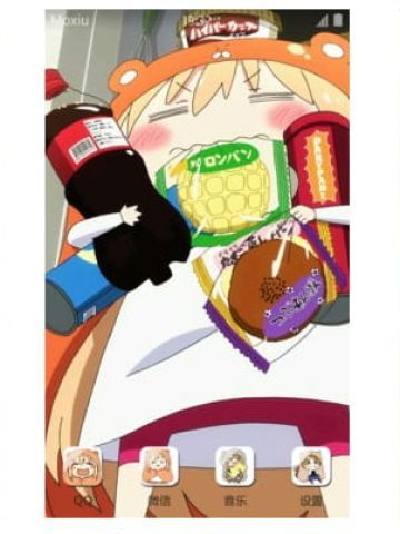 干物妹!小埋 手机主题 都是零食