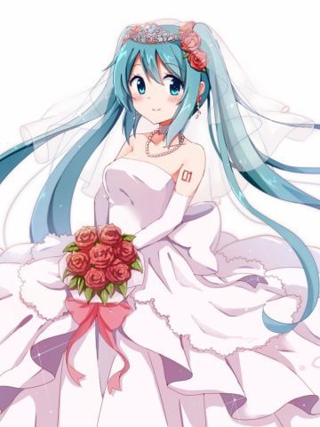 情人幸福的花嫁 桌面壁纸满满的爱