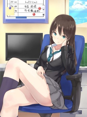 学生制服美少女 手机壁纸