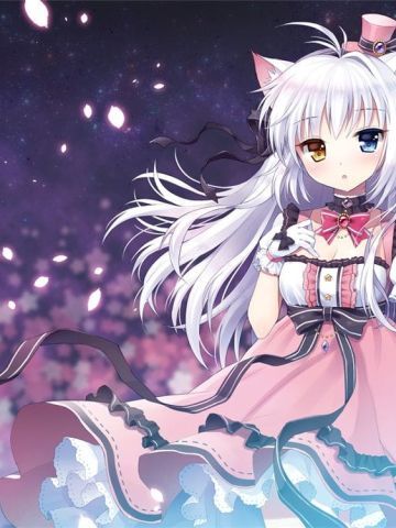 异瞳少女的凝望 桌面壁纸