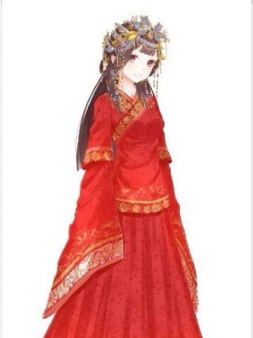 【手机壁纸】中国古典嫁衣 三生有幸爱上你，一