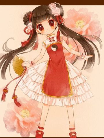 【手机壁纸】旗袍×洛丽塔！中华风洛丽塔美图鉴