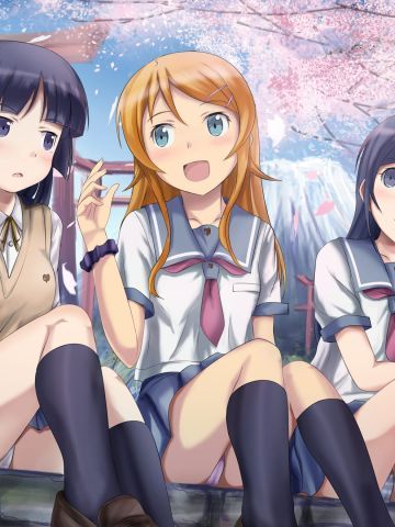 求收养，曾有樱花落肩头壁纸，第一弹