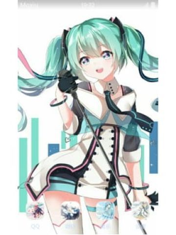 求收养，“初音美美哒歌声”手机主题