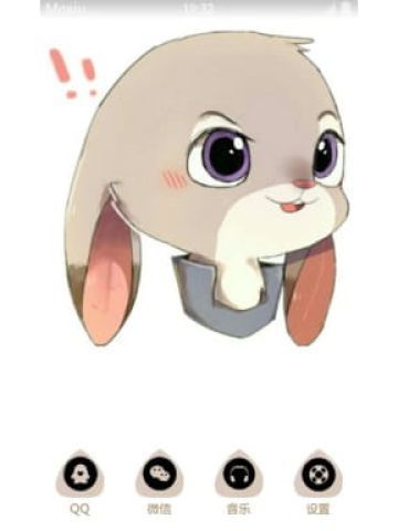 疯狂动物城 兔子朱迪 安卓手机主题