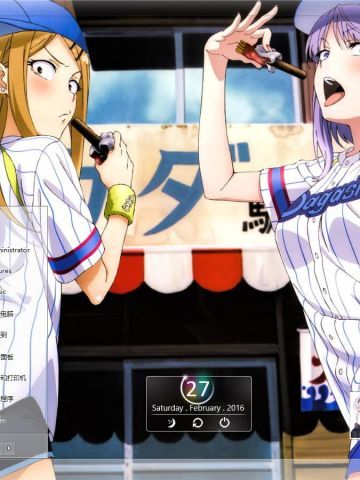 【win10】粗点心战争 枝垂萤电脑主题