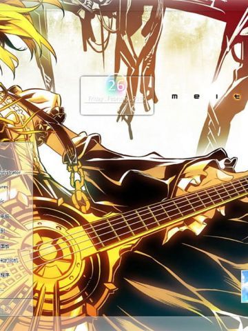 【win8】 镜音铃  电脑主题