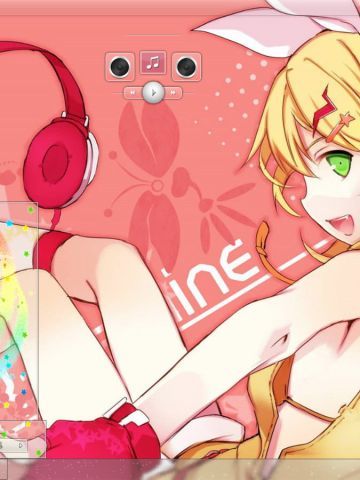 【win7】镜音铃 电脑主题