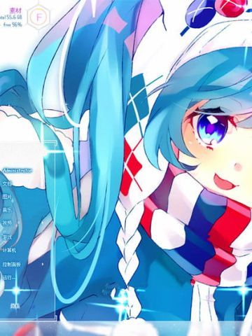 【win7】初音未来 雪初音 电脑主题