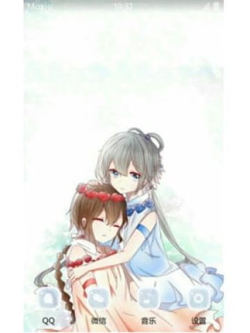 洛天依 乐正绫 安卓手机主题