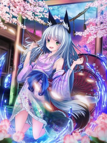 来一发萌系动漫少女 手机壁纸