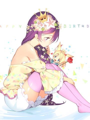 东条希  点兔 萌娘电脑桌面壁纸