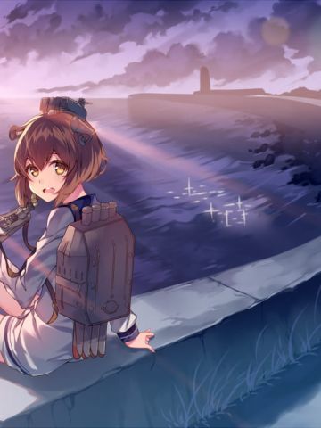 战斗型少女 桌面壁纸 霸气风范