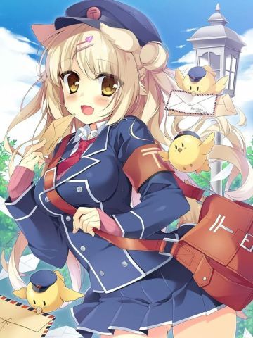 洋溢着青春笑容的少女 美美哒手机壁纸