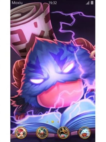 英雄联盟 金克斯魄罗 安卓手机主题