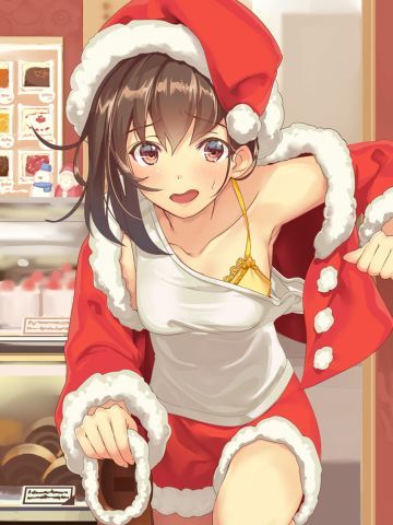 性感的半脱少女 福利手机壁纸