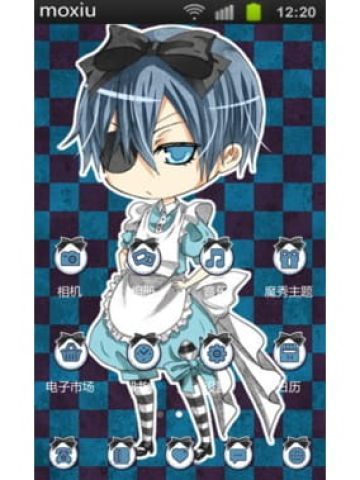 夏尔女仆装 安卓手机主题下载