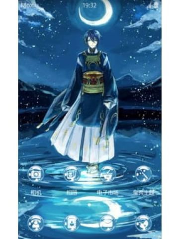 刀剑乱舞-三日月宗近 安卓手机主题下载