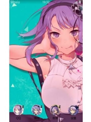 粗点心战争 枝垂萤 安卓手机主题下载