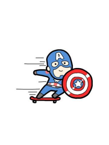 美国队长3 主角Q版头像等你拿