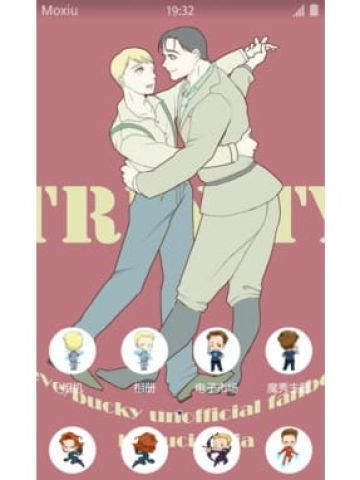 美国队长 盾冬CP 安卓手机主题下载