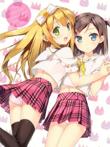 穿格子裙的少女 手机壁纸