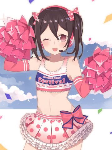 充满青春活力 啦啦队少女手机壁纸