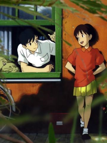 侧耳倾听 桌面壁纸 宫崎骏