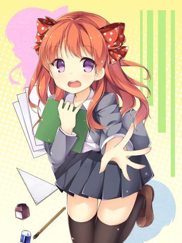 可爱的动漫女孩 手机壁纸 萌萌哒