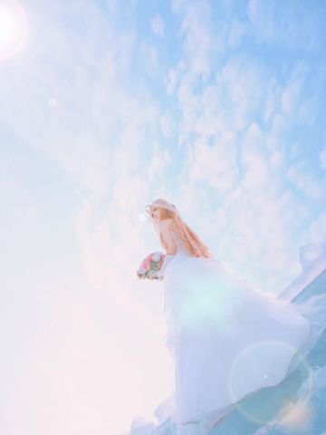 【授权】刀剑神域 亚丝娜花嫁 cos