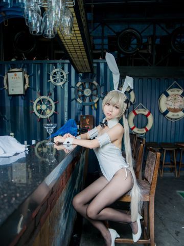 【授权】快来收了这只穹妹，兔女郎春日野穹cos