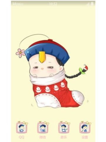 圣诞节礼物！小僵尸 安卓手机主题下载